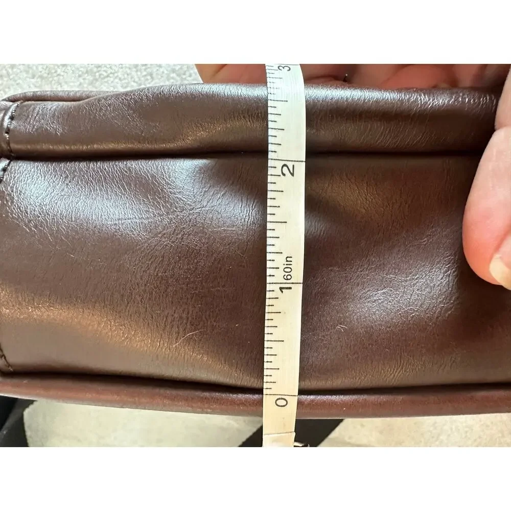 Fossil Weston Courier Messenger Bag SBG1289201 Dark Brown Leather Crossbody
